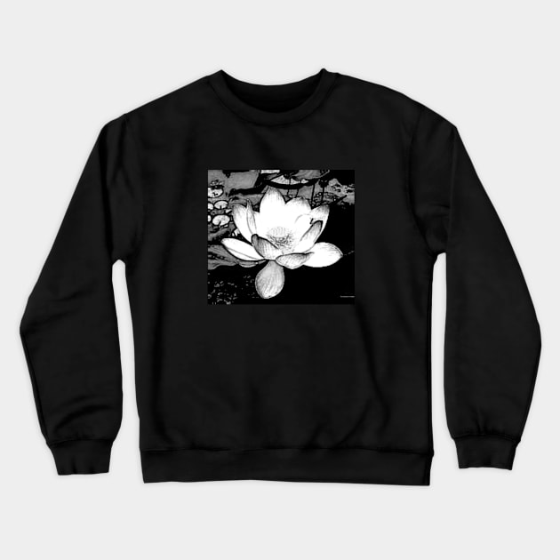 Lotus Crewneck Sweatshirt by Gabrielotus